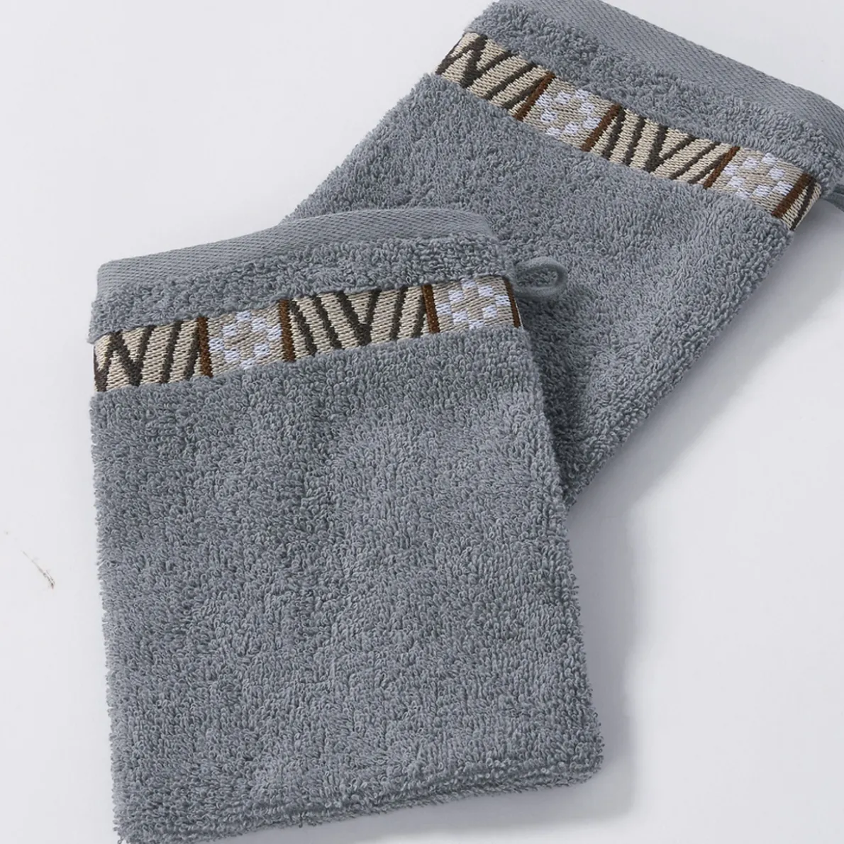Accent tonique 2 gants de toilette