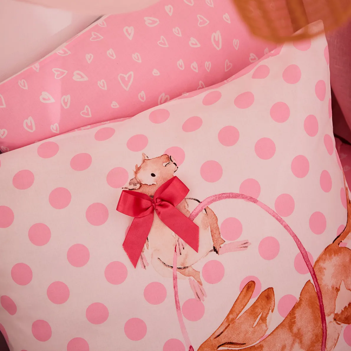 Acrobatie en folie Linge de lit