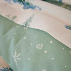 Animaux à la montagne Drap