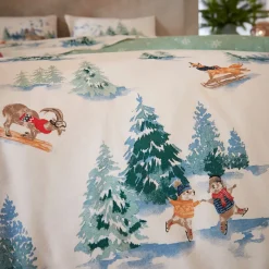 Animaux à la montagne Linge de lit
