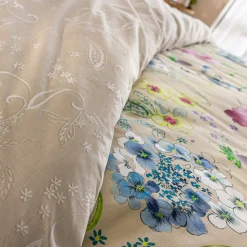 Arabesques et Hortensias Linge de lit