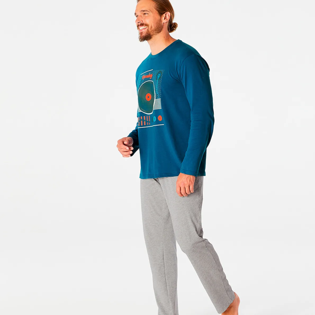 Au son du vinyl Pyjama bleu