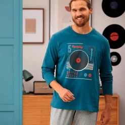 Au son du vinyl Pyjama bleu