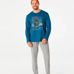 Au son du vinyl Pyjama bleu
