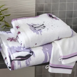 Bain de douceur Lot éponge prune