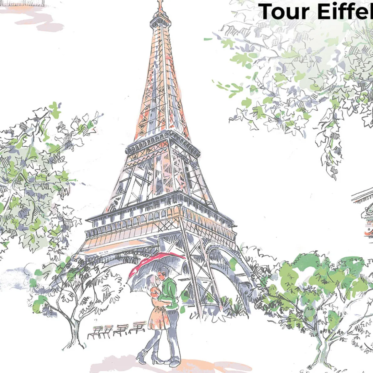Balade dans Paris Drap
