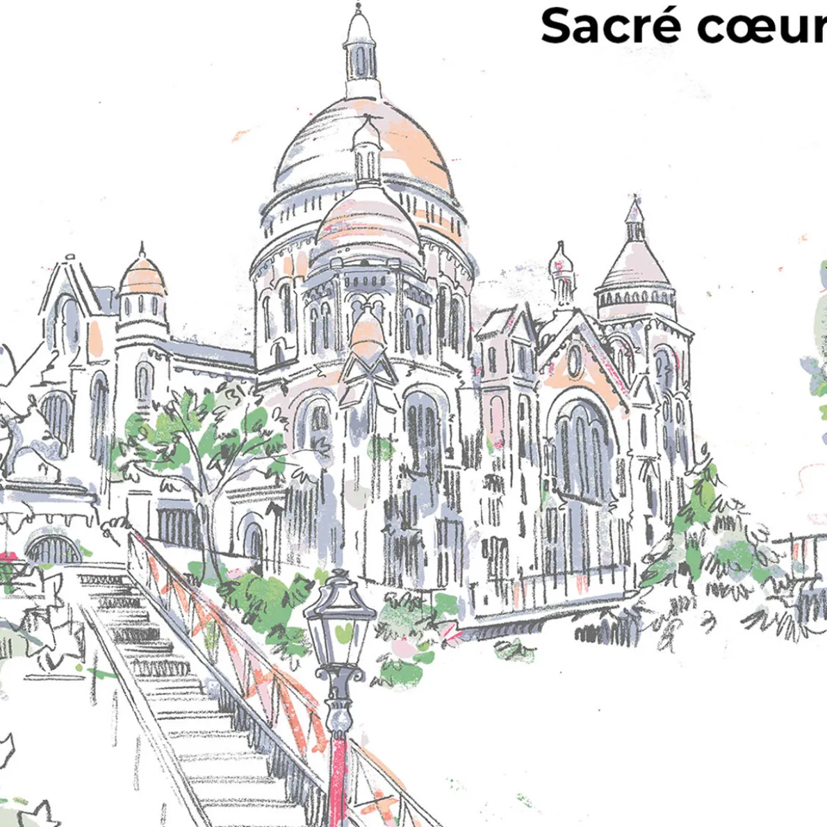 Balade dans Paris Drap