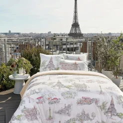 Balade dans Paris Housse de couette