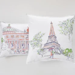 Balade dans Paris Taie d'oreiller