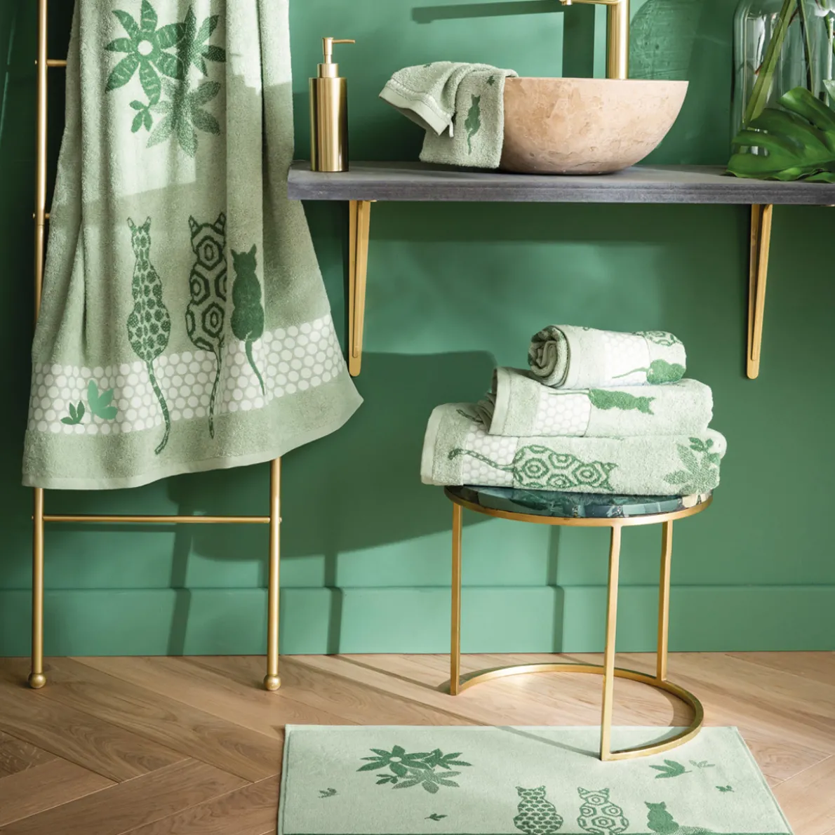 Balade nature Tapis de bain