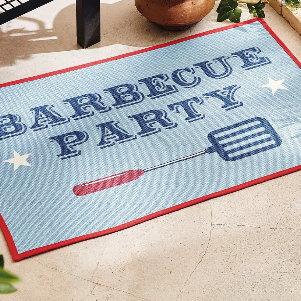 Barbecue party Tapis de cuisine