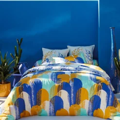 Bleu majorelle Linge de lit