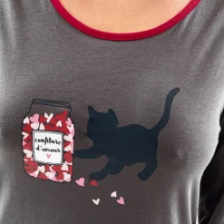 Bouquet d'amour Maxi t-shirt gris
