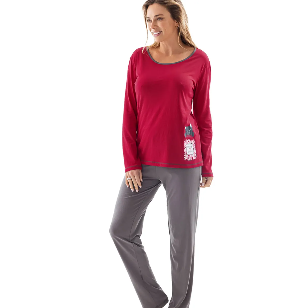 Bouquet d'amour Pyjama cerise
