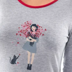 Bouquet d'amour Pyjama gris