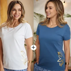 Brise dorée Lot de 2 t-shirts