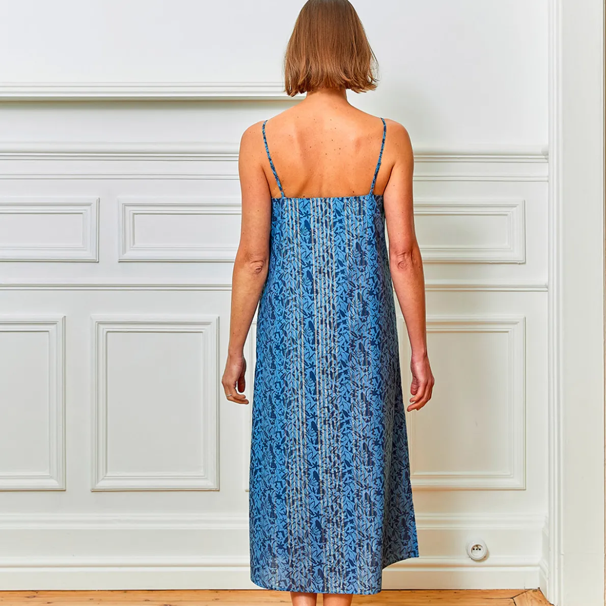 Brise dorée Robe longue