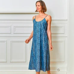 Brise dorée Robe longue