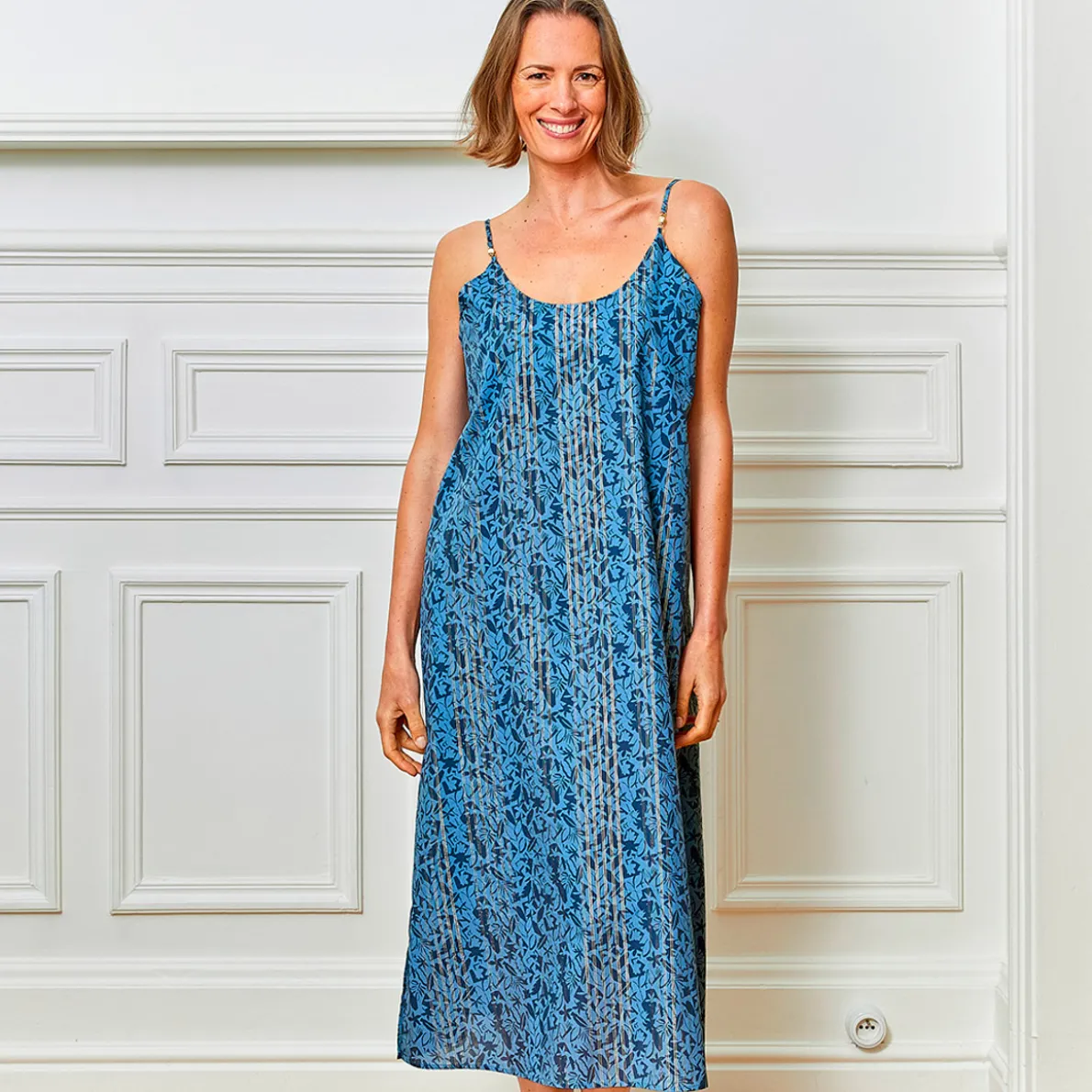 Brise dorée Robe longue