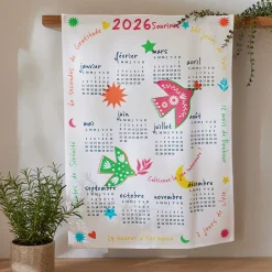 Calendrier 2026 1 torchon
