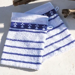 Cap sur la Bretagne 2 gants de toilette