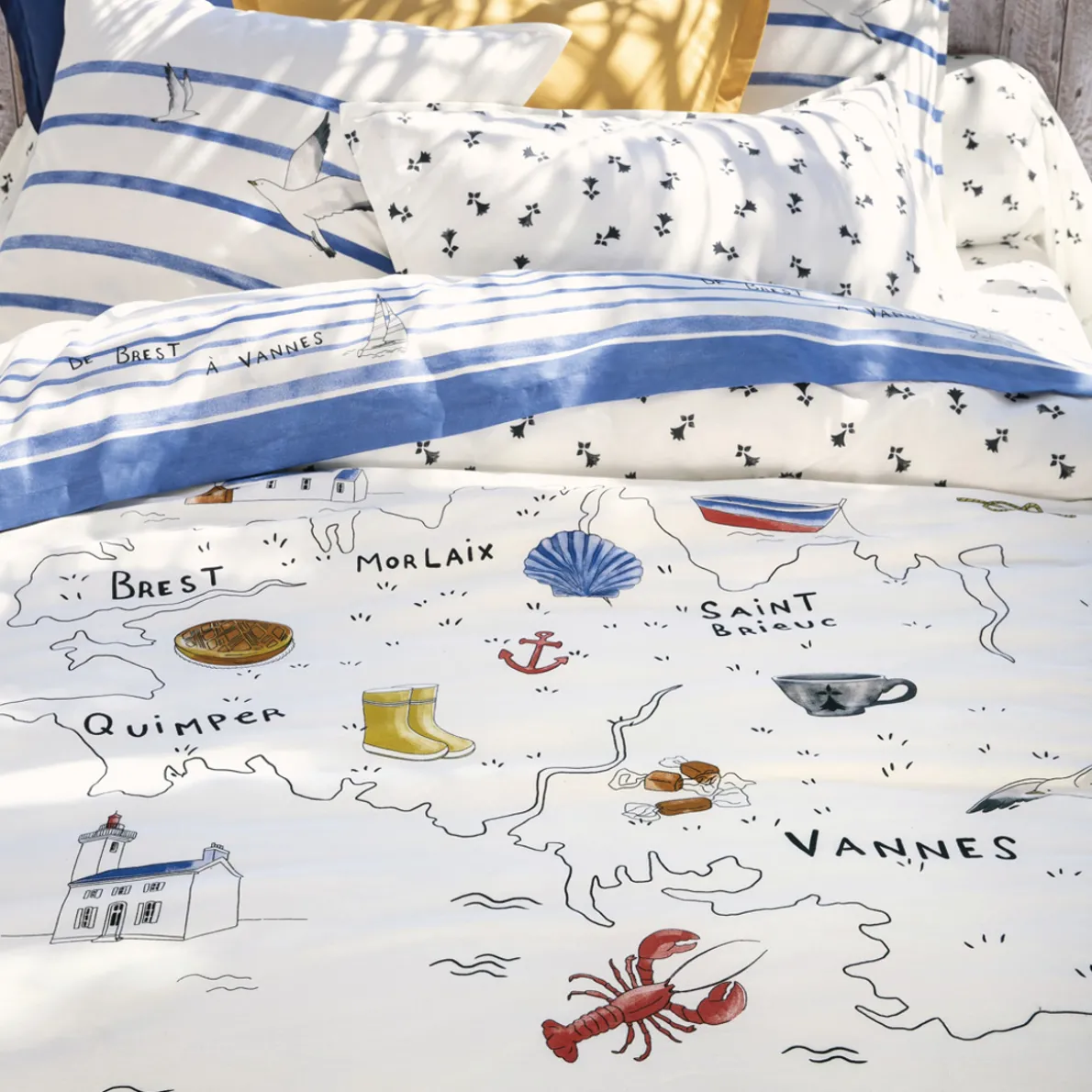 Cap sur la Bretagne Housse de couette