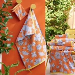 Carnet de fleurs 2 gants de toilette