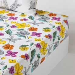 Carnet de fleurs Linge de lit