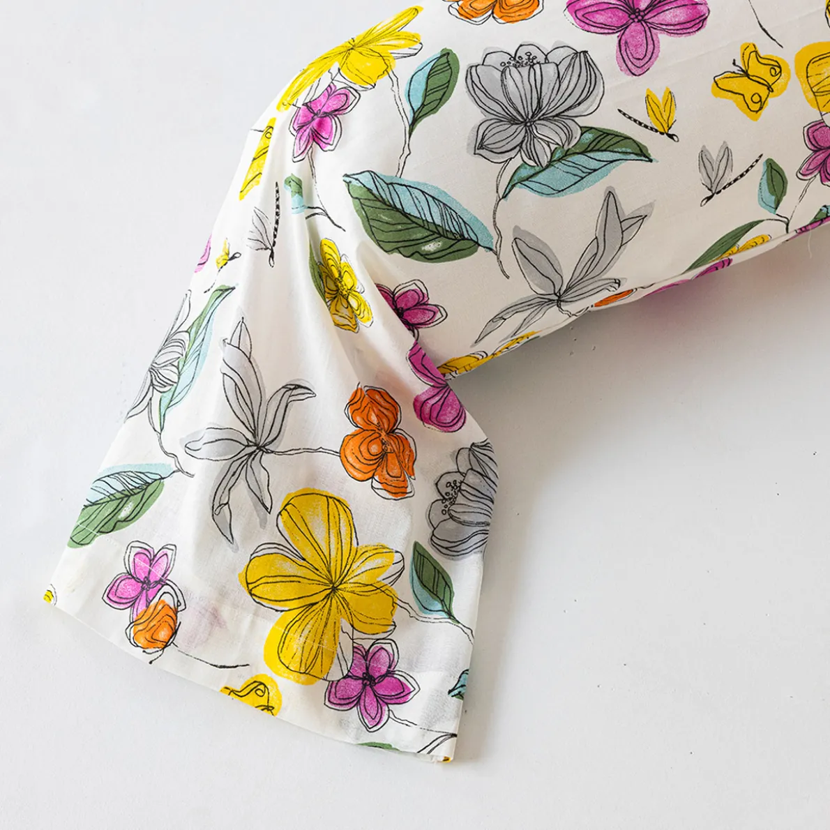 Carnet de fleurs Taie de traversin