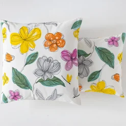 Carnet de fleurs Taie d'oreiller