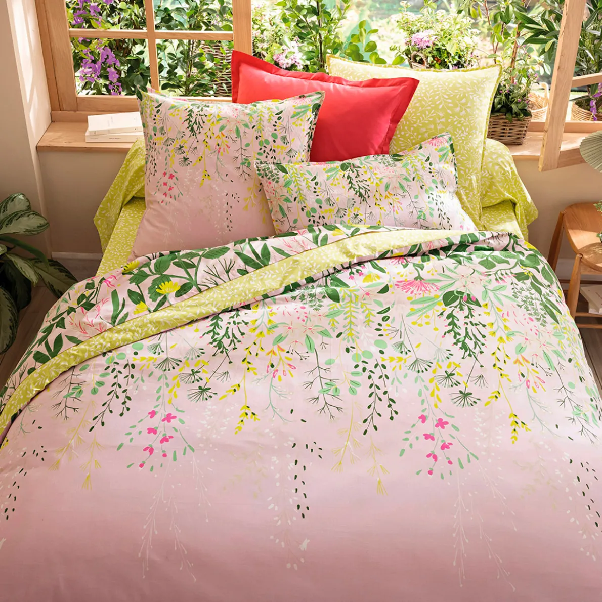Cascade fleurie Drap-housse