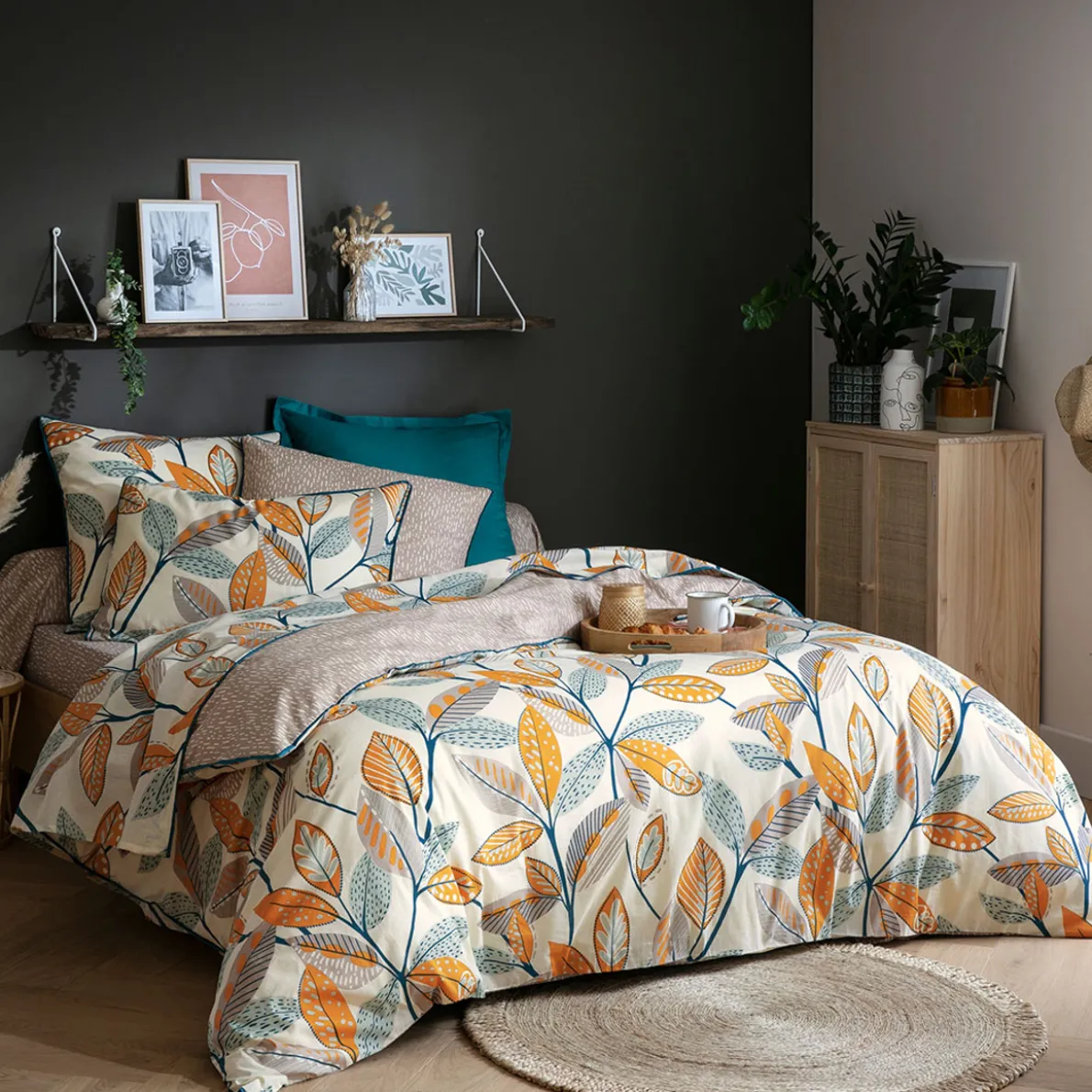Cascade nature Linge de lit