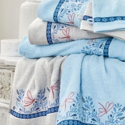 Cascades florales Serviette de bain