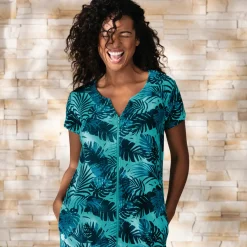 Chant tropical Peignoir zippé
