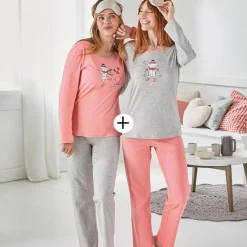 Chat neige 2 pyjamas