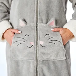 Chat neige Robe de chambre