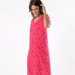 Chat pastèque Maxi t-shirt framboise