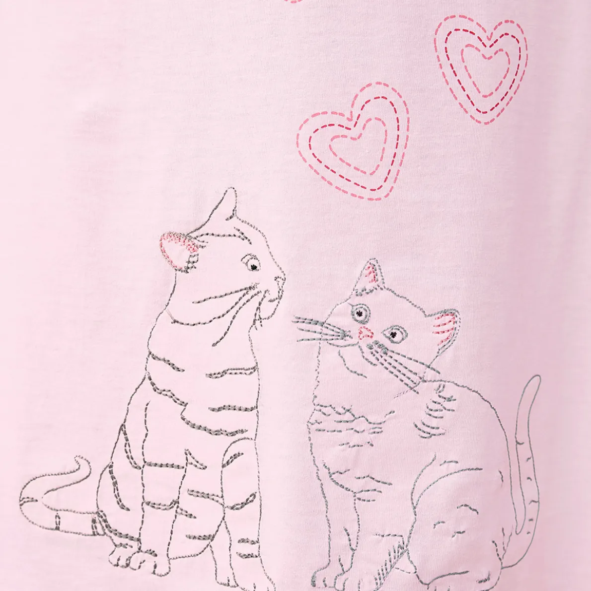 Chats amoureux Chemise de nuit