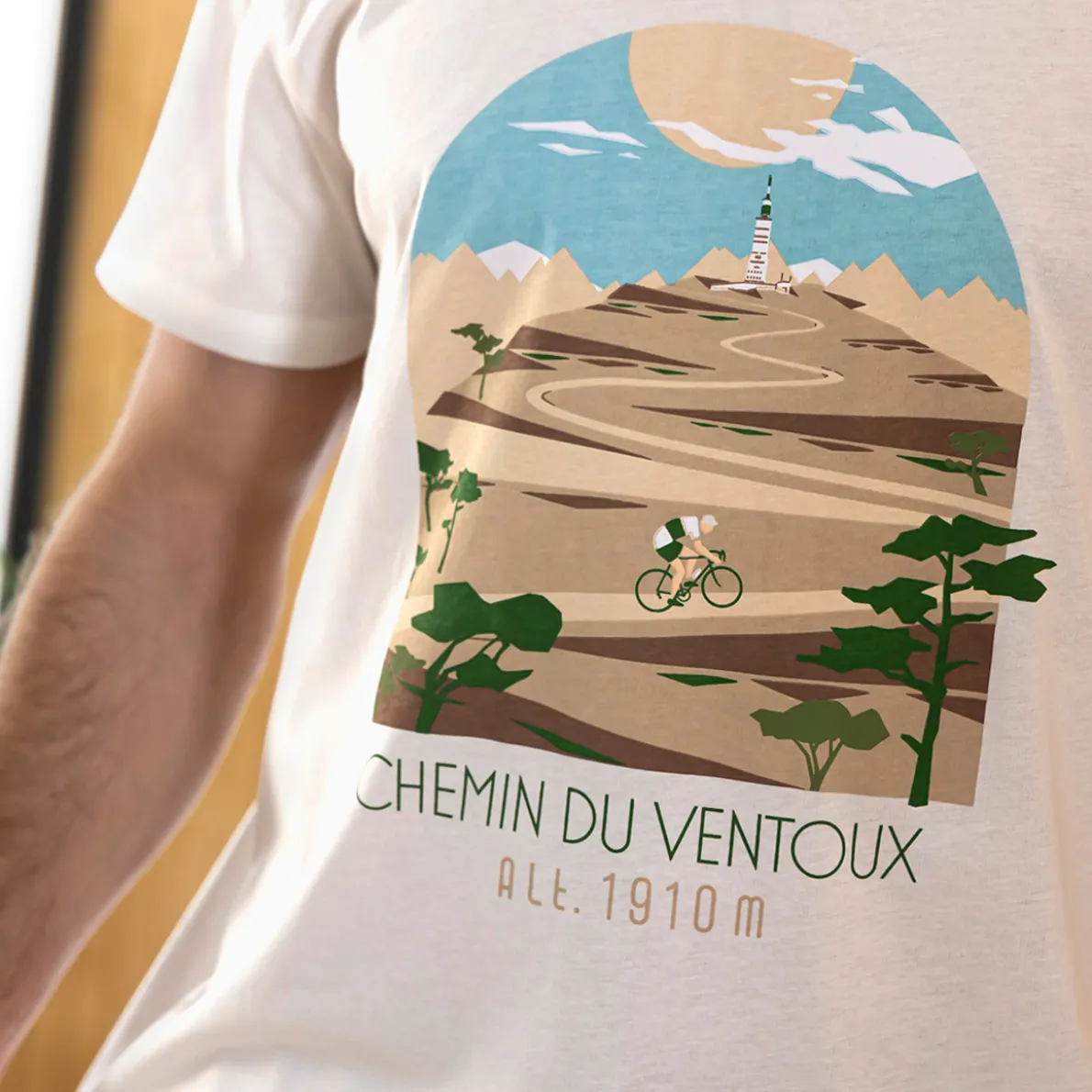 Chemin du Ventoux Pyjama short