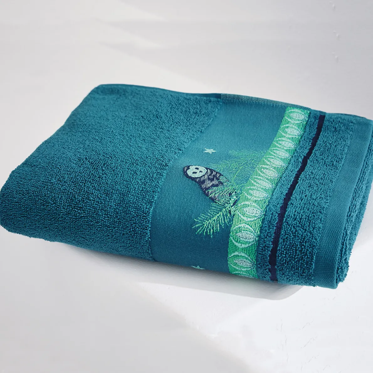 Chouette la nuit Serviette de bain