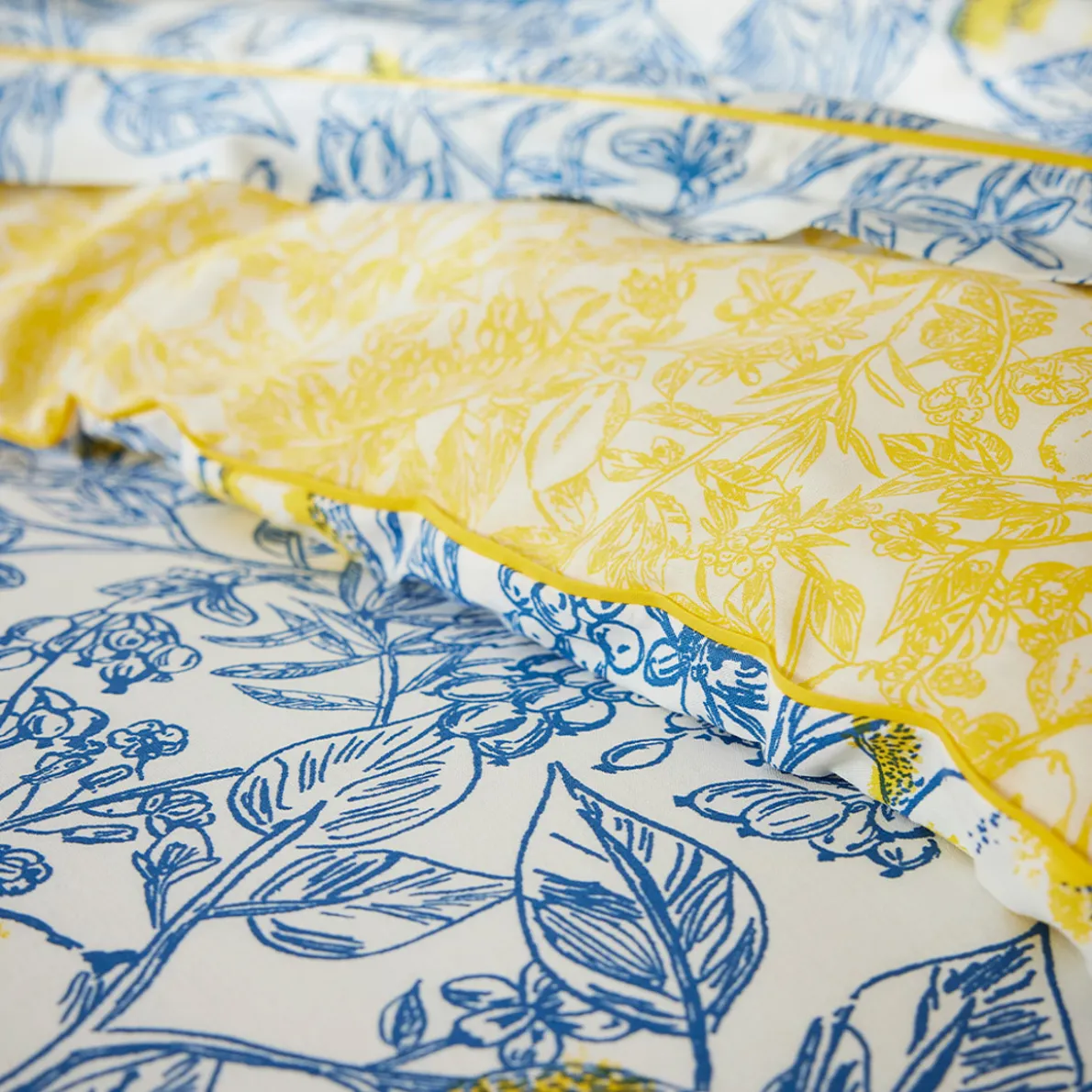 Citronnier sous la tonnelle Linge de lit