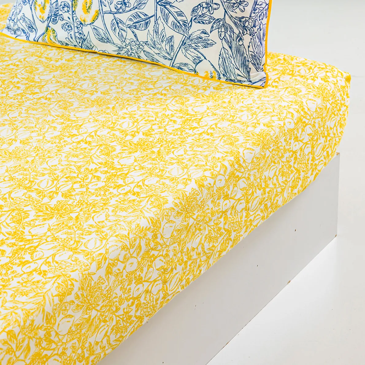 Citronnier sous la tonnelle Linge de lit