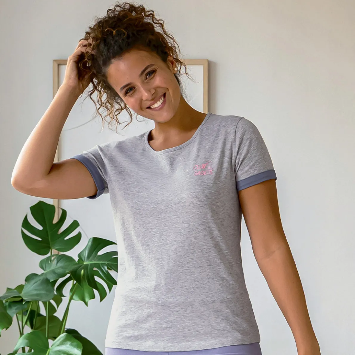 Club sagette T-shirt gris