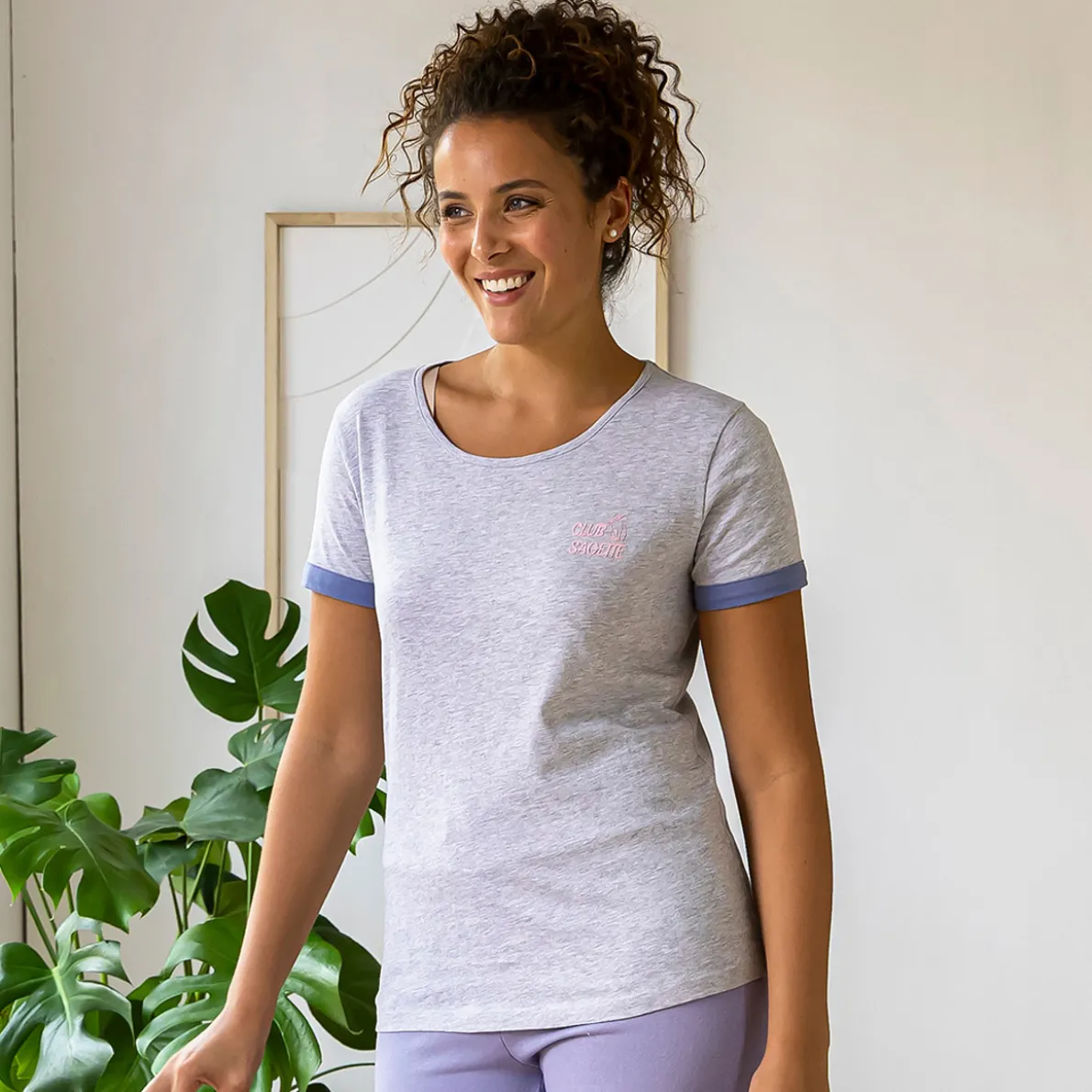 Club sagette T-shirt gris