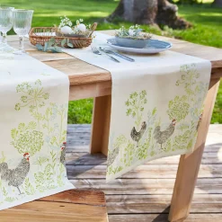 Cocottes en herbe Chemin de table