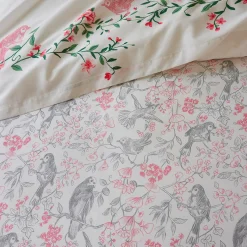 Coeur en fleurs Housse de couette
