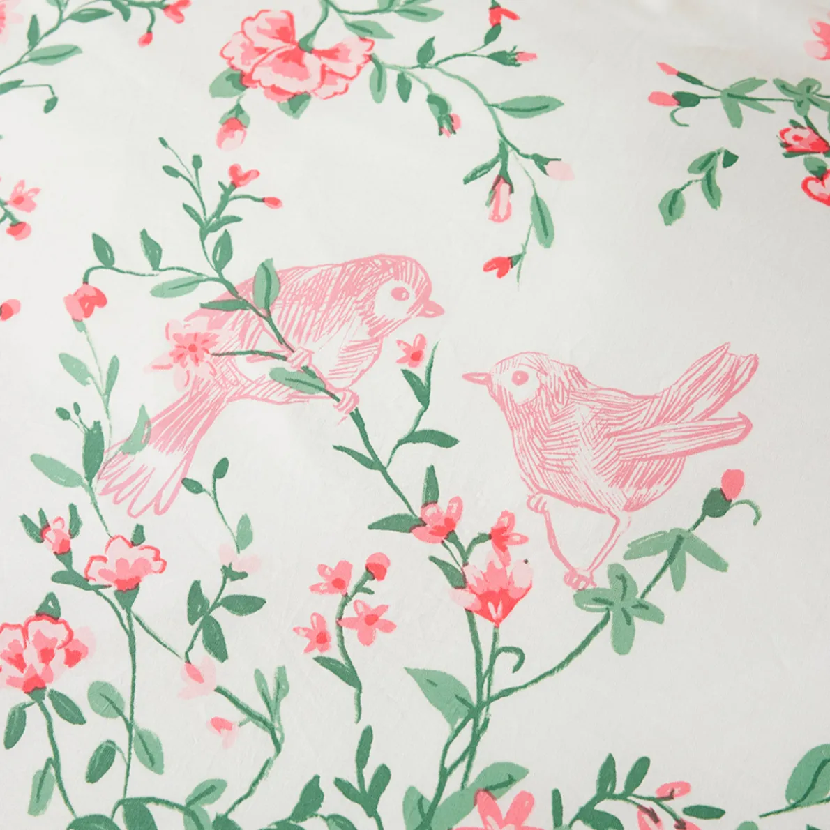 Coeur en fleurs Housse de couette