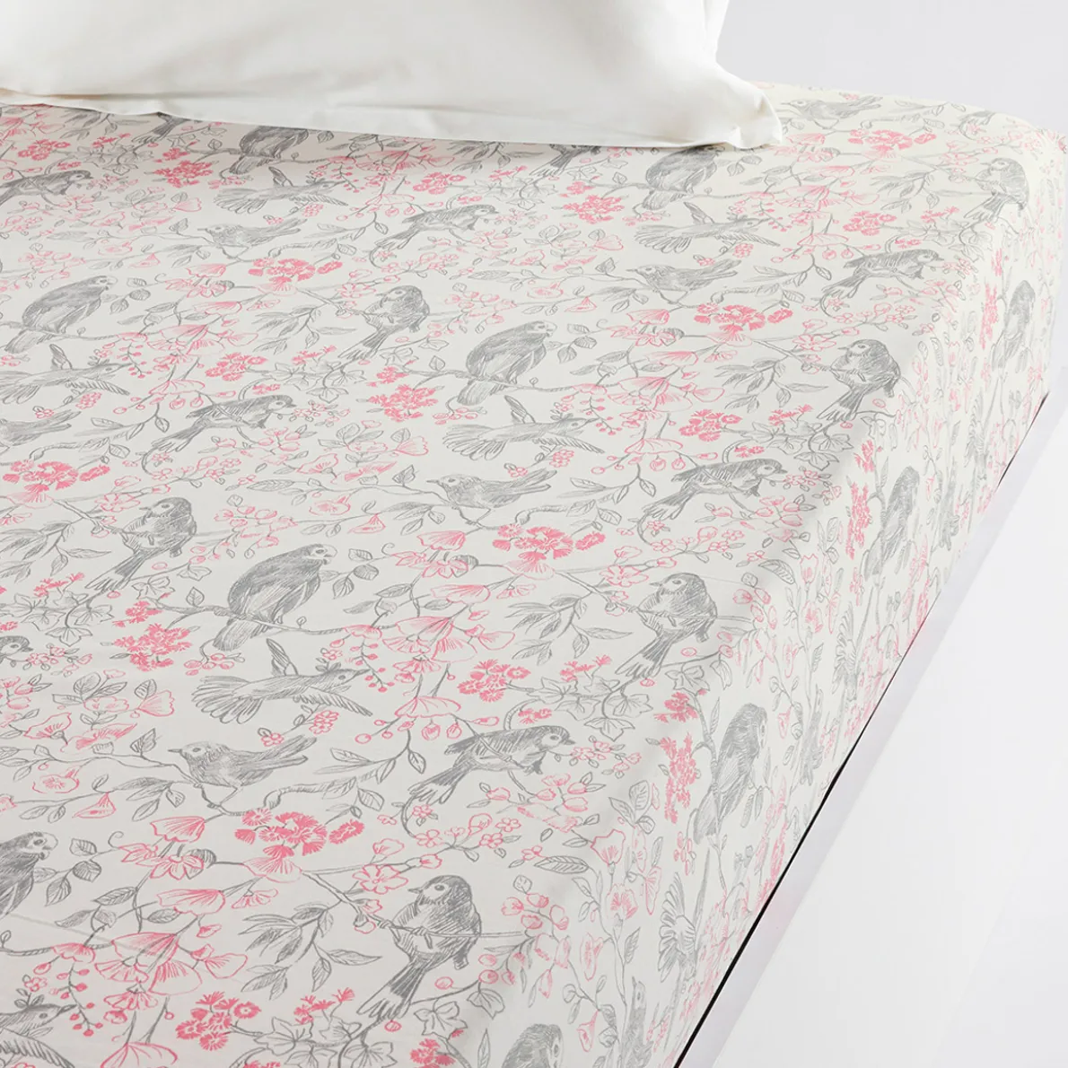 Coeur en fleurs Linge de lit