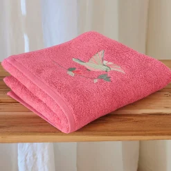 Coeur en fleurs Serviette de bain