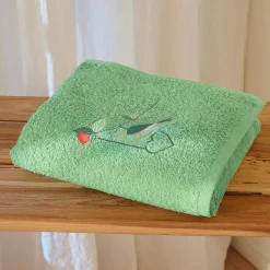 Coeur en fleurs Serviette de bain
